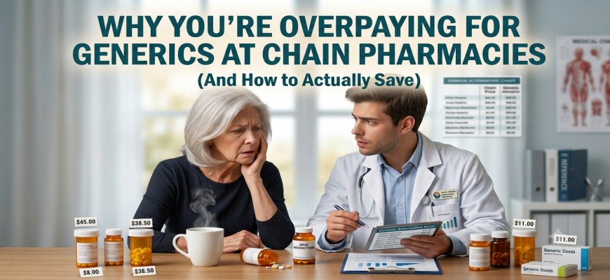 Why You're Overpaying for Generics at Chain Pharmacies (And How to Actually Save)