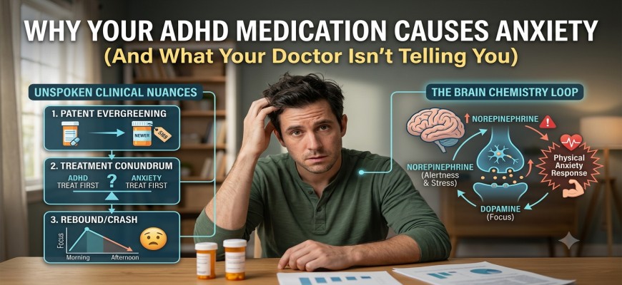 Why Your ADHD Medication Causes Anxiety (And What Your Doctor Isn't Telling You)