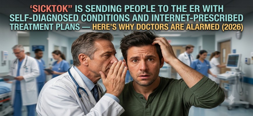 "SickTok" Is Sending People to the ER With Self-Diagnosed Conditions and Internet-Prescribed Treatment Plans — Here's Why Doctors Are Alarmed (2026)