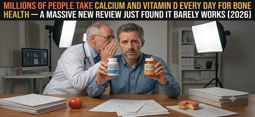 Millions of People Take Calcium and Vitamin D Every Day for Bone Health — A Massive New Review Just Found It Barely Works (2026)