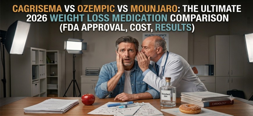 CagriSema vs Ozempic vs Mounjaro: The Ultimate 2026 Weight Loss Medication Comparison (FDA Approval, Cost, Results)