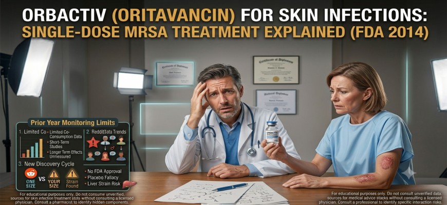 Orbactiv (Oritavancin) for Skin Infections: Single-Dose MRSA Treatment Explained (FDA 2014)